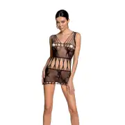 Комбинезон сетка черный