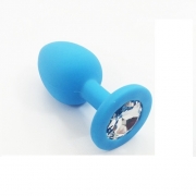 Анальные пробки голубой
