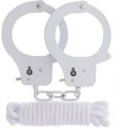 Наручники, бондаж белый