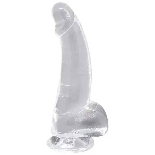 Прозрачный фаллоимитатор Alive Jelly Dildo Ranger, ТПЕ, присоска, диаметр 4см, длина 21см photo 1