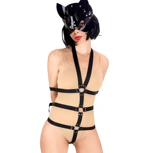 Набор для фиксации Art of Sex - BDSM Fixation Black Night Simple photo 1