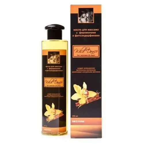 Масло для массажа с ароматом цитруса и корицы Wild Dance, 250 мл photo 1