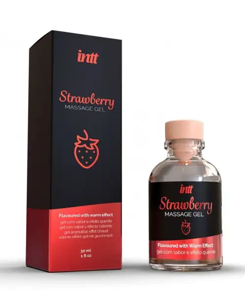 Массажный гель для интимных зон Intt Strawberry (30 мл) photo 1