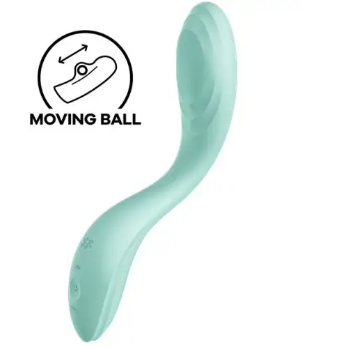 Вибратор с жемчужной стимуляцией точки G Satisfyer Rrrolling Pleasure Mint photo 1