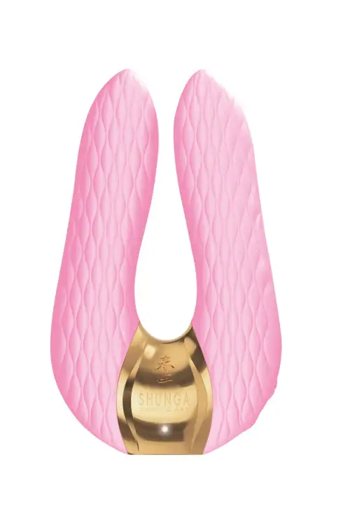 Вибратор для клитора Shunga Aiko Light Pink, гибкие кончики photo 1