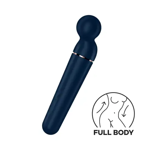Вибромассажер Satisfyer Planet Wand-er Blue/Rosegold photo 1