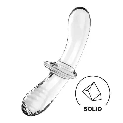 Стеклянный дилдо Satisfyer Double Crystal (Transparent) photo 1