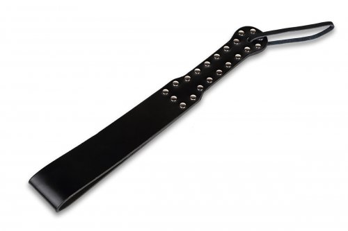 Шлепалка черная с заклепками photo 1