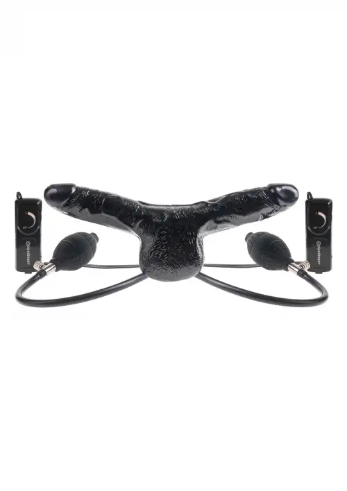 Двойной надувной вибратор Fetish Fantasy Double Delight, 14х4,8 см photo 1