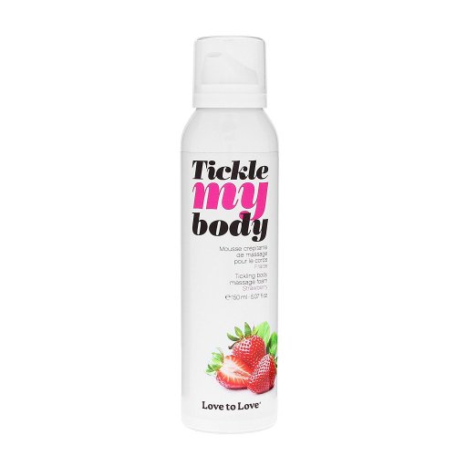 Массажная пена Love To Love TICKLE MY BODY Strawberry (150 мл) photo 1