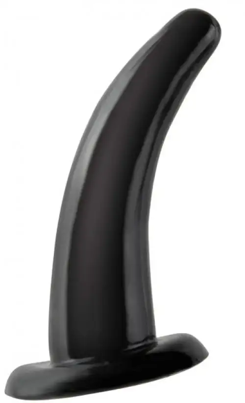 Анальная пробка BASIX HIS AND HER G-SPOT BLACK photo 1