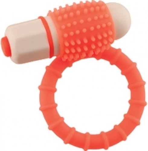 Эрекционное кольцо NEON EUPHORIA CLITORAL RING, оранжевое photo 1