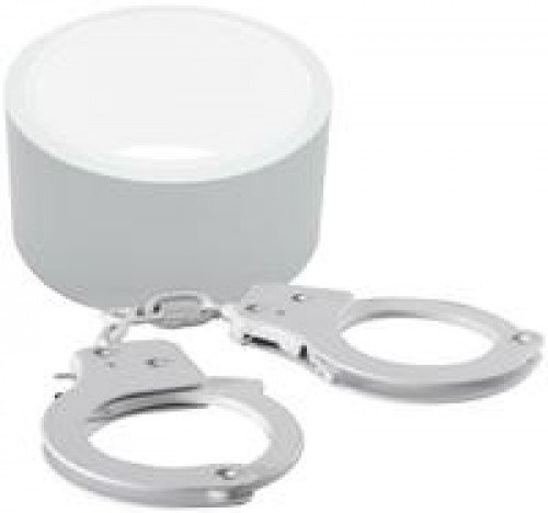 Набор BONDX METAL CUFFS & BONDAGE RIBBON, черный photo 1