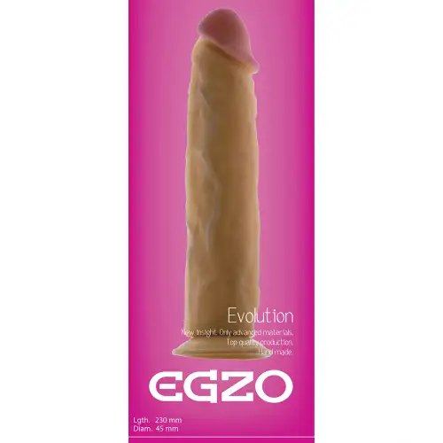 Фаллоимитатор на присоске Egzo G1340 23х4,5 см. photo 1