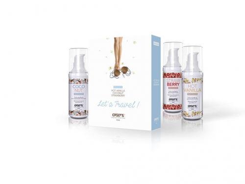 Набор массажных масел EXSENS Lets Travel (3 по 30 мл) photo 1
