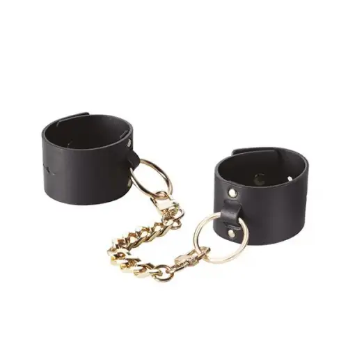 Наручники Bijoux Indiscrets MAZE - Wide Cuffs Black photo 1