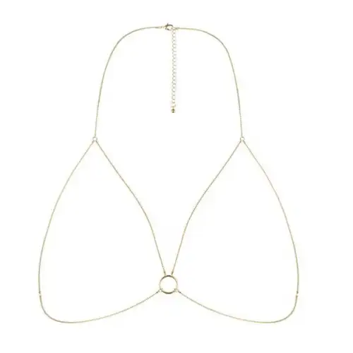 Украшение Bijoux Indiscrets Magnifique Bra Chain - Gold photo 1