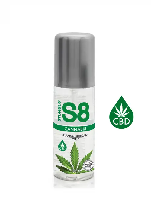 S8 Hybrid Cannabis Lube - интимная смазка на гибридной основе, 125 мл photo 1