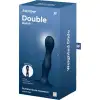 Дилдо Satisfyer Double Ball-R Dark Blue, унисекс, подвижные шарики внутри, на присоске photo 4