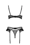 Комплект Passion KERRIA SET WITH OPEN BRA black L/XL - ECO Passion photo 4