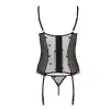 Корсет с подвязками + стринги LOVELIA CORSET black S/M - Passion photo 6