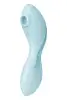 Вакуумный смарт-стимулятор с вибрацией Satisfyer Curvy Trinity 5 (Blue), управление со смартфона photo 3