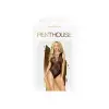 Боди Penthouse Runway Queen S/L Black, вырез на спине, плетение в зоне декольте и на спинке photo 3