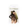 Боди Penthouse Spicy Whisper XL Black, имитация топа с длинными рукавами, закрытое декольте photo 3