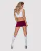 Эротический костюм студентки Obsessive Student 4 pcs costume L/XL, топ, юбка, стринги, гольфы photo 2