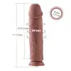Силиконовый фаллоимитатор для секс-машин Hismith 11″ Silicone Dildo, система KlicLok photo 3
