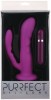 Вибромассажер PURRFECT SILICONE 2WAYS VIBRATOR 6.5INCH photo 2