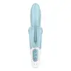 Вибратор-кролик Satisfyer Touch Me Blue, двойной отросток, 3 мощных мотора photo 6