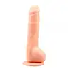 Вибромассажер JEFF STRYKER 8.9 Vibrating Dildo/PVC+ABS Flesh  photo 3