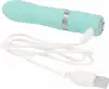 Роскошный вибратор PILLOW TALK - Flirty Teal с кристаллом Сваровски photo 3