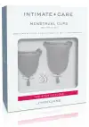 Jimmyjane Menstrual Cups - набор менструальных чаш, 14 мл и 21 мл, прозрачный photo 4