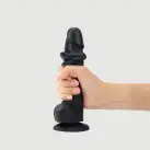 Реалистичный фаллоимитатор Strap-On-Me Sliding Skin Realistic Dildo Black - XXL, эффект подвижной photo 1
