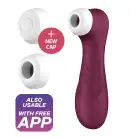 Вакуумный клиторальный стимулятор Satisfyer Pro 2 Generation 3 with Liquid Air Connect App Wine Red photo 1