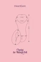 Вибратор в трусики FairyGasm HeartGem blue, на магните, пульт ДУ photo 11