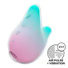 Вакуумный клиторальный стимулятор с вибрацией Satisfyer Mermaid Vibes Mint/Pink, 2 мотора photo 1