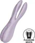 Клиторальный вибратор Satisfyer Threesome 2 Violet, 3 гибких пальчика, 3 мотора photo 1