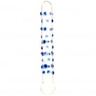 Стеклянный стимулятор Dotted Ice Dual Teaser Clear Blue, 18 см photo 1