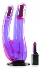 Страпон CROTCHLESS VIBRATING DOUBLE PENETRATOR photo 4