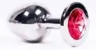 Анальная пробка SWAROVSKI RED L photo 1