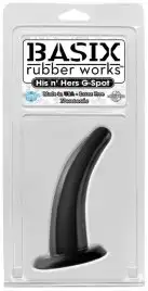 Анальная пробка BASIX HIS AND HER G-SPOT BLACK photo 2