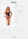 Топ и трусики Obsessive Bella Rou top & panties XL/2XL, топ, трусики photo 5
