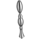 Металлический анальный плаг для секс-машин Hismith Bullet Anal Toy, система KlicLok photo 6