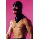 Маска латексная с прорезями LATEX HANGMAN'S MASK BLACK ONE SIZE photo 1