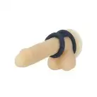 Двойное эрекционное кольцо LUX Active – Tug – Versatile Silicone Cock Ring photo 5