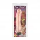 Вибратор латексный PEARL SHINE FLESH (25 см) photo 2