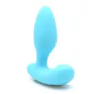 Вибропробка и массажер простаты 2-в-1 KissToy Gordon Blue с пультом ДУ, гибкая ножка photo 3